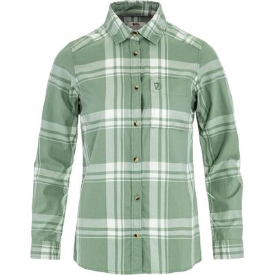 Fjällräven Övik Lite Flannel Shirt W Green Dámske - Košeľa Fjällräven - Zelená - F14600264-674-111-S - Size: S S female Fjällräven Övik Lite Flannel Shirt W Green Dámske - Košeľa Fjällräven - Zelená - F14600264-674-111-S - Size: S S female