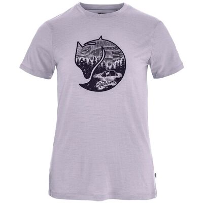 Fjällräven Abisko Wool Fox SS W Purple Dámske - Tričká Fjällräven - Fialová - F84118-452-555-S - Size: S S female Fjällräven Abisko Wool Fox SS W Purple Dámske - Tričká Fjällräven - Fialová - F84118-452-555-S - Size: S S female