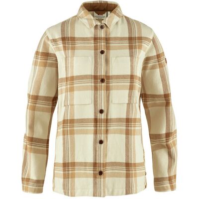 Fjällräven Singi Flannel Overshirt W Beige Dámske - Košeľa Fjällräven - Beige - F86986-113-196-L - Size: L L female Fjällräven Singi Flannel Overshirt W Beige Dámske - Košeľa Fjällräven - Beige - F86986-113-196-L - Size: L L female