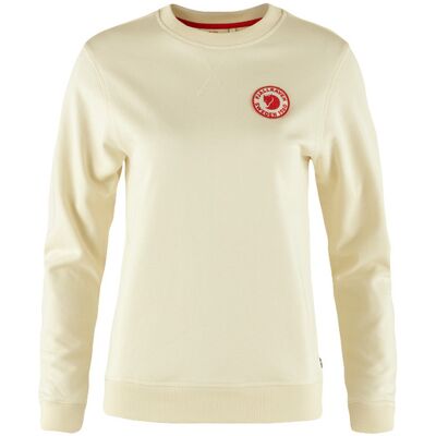 Fjällräven 1960 Logo Badge Sweater W White Dámske - Mikiny a mikiny s kapucou Fjällräven - Biela - F87230-113-L - Size: L L female Fjällräven 1960 Logo Badge Sweater W White Dámske - Mikiny a mikiny s kapucou Fjällräven - Biela - F87230-113-L - Size: L L female