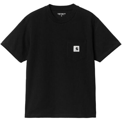Carhartt WIP W' S/S Pocket T-Shirt Black Dámske - Tričká Carhartt WIP - Čierna - I032215_89_XX-S - Size: S S female Carhartt WIP W' S/S Pocket T-Shirt Black Dámske - Tričká Carhartt WIP - Čierna - I032215_89_XX-S - Size: S S female