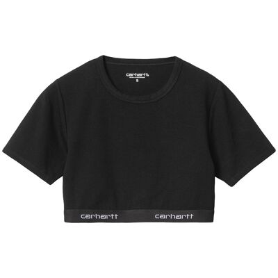 Carhartt WIP Script Crop Top W Dámske - Tričká Carhartt WIP - Čierna - I033222_89_XX-XS - Size: XS XS female Carhartt WIP Script Crop Top W Dámske - Tričká Carhartt WIP - Čierna - I033222_89_XX-XS - Size: XS XS female