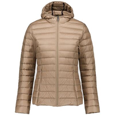 Jott Down Jacket Light CLOE Hoodie Light Brown Dámske - Bundy Jott - Svetlohnedá - P000WDOW01-804-M - Size: M M female Jott Down Jacket Light CLOE Hoodie Light Brown Dámske - Bundy Jott - Svetlohnedá - P000WDOW01-804-M - Size: M M female