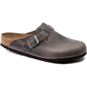 Birkenstock Boston BS Regular Fit Grey 1013255 Pánske - Sandále Birkenstock - Sivá - 1013255-4.5 - Size: 4.5 4.5 male Birkenstock Boston BS Regular Fit Grey 1013255 Pánske - Sandále Birkenstock - Sivá - 1013255-4.5 - Size: 4.5 4.5 male