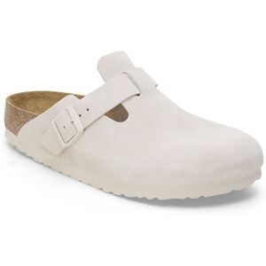 Birkenstock Boston Soft Footbed Suede Leather Regular Fit Pánske - Sandále Birkenstock - Biela - 1027667-7 - Size: 7 7 male Birkenstock Boston Soft Footbed Suede Leather Regular Fit Pánske - Sandále Birkenstock - Biela - 1027667-7 - Size: 7 7 male