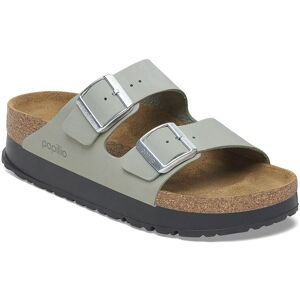Birkenstock Arizona PAP Flex Platform Nubuk Leather Narrow Fit Dámske - Sandále Birkenstock - Sivá - 1029049-7 - Size: 7 7 female Birkenstock Arizona PAP Flex Platform Nubuk Leather Narrow Fit Dámske - Sandále Birkenstock - Sivá - 1029049-7 - Size: 7 7 female
