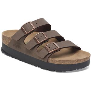 Birkenstock Florida III PAP Flex Platform Birko-Flor Birkibuc Narrow Fit Dámske - Sandále Birkenstock - Hnedá - 1029741-8 - Size: 8 8 female Birkenstock Florida III PAP Flex Platform Birko-Flor Birkibuc Narrow Fit Dámske - Sandále Birkenstock - Hnedá - 1029741-8 - Size: 8 8 female