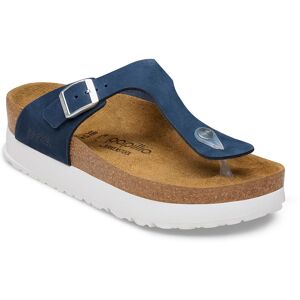 Birkenstock Gizeh Flex Platform Nubuck Leather Regular Fit New Navy Dámske - Sandále Birkenstock - Modrá - 1031413-4.5 - Size: 4.5 4.5 female Birkenstock Gizeh Flex Platform Nubuck Leather Regular Fit New Navy Dámske - Sandále Birkenstock - Modrá - 1031413-4.5 - Size: 4.5 4.5 female