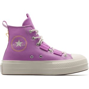 Converse Chuck Taylor All Star Lift Platform Nylon Dámske - Tenisky Converse - Fialová - A07602C-5 - Size: 5 5 female Converse Chuck Taylor All Star Lift Platform Nylon Dámske - Tenisky Converse - Fialová - A07602C-5 - Size: 5 5 female