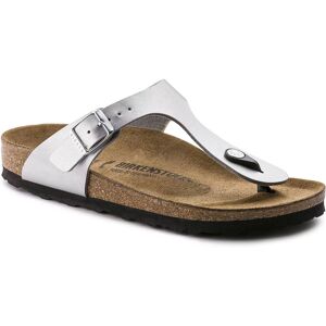 Birkenstock Gizeh Birko-Flor Silver Narrow Fit Dámske - Sandále Birkenstock - Sivá - 43853-3.5 - Size: 3.5 3.5 female Birkenstock Gizeh Birko-Flor Silver Narrow Fit Dámske - Sandále Birkenstock - Sivá - 43853-3.5 - Size: 3.5 3.5 female