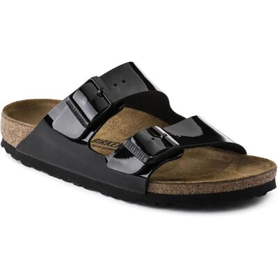 Birkenstock Arizona Patent Black Narrow Fit Dámske - Sandále Birkenstock - Čierna - 1005292-4.5 - Size: 4.5 4.5 female Birkenstock Arizona Patent Black Narrow Fit Dámske - Sandále Birkenstock - Čierna - 1005292-4.5 - Size: 4.5 4.5 female