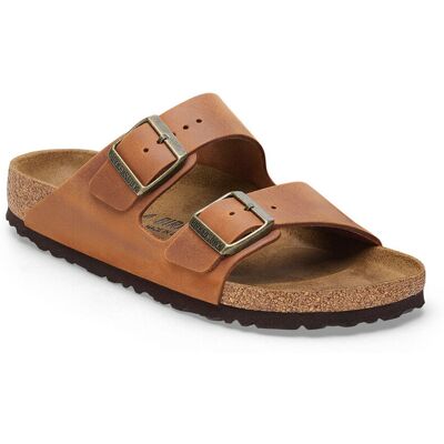 Birkenstock Arizona Natural Leather Oiled Narrow Fit Brown 1028401 Pánske - Sandále Birkenstock - Hnedá - 1028401-7.5 - Size: 7.5 7.5 male Birkenstock Arizona Natural Leather Oiled Narrow Fit Brown 1028401 Pánske - Sandále Birkenstock - Hnedá - 1028401-7.5 - Size: 7.5 7.5 male