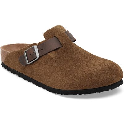 Birkenstock Boston BS Mixed Leather Regular Fit Brown 1030667 Pánske - Sandále Birkenstock - Hnedá - 1030667-9 - Size: 9 9 male Birkenstock Boston BS Mixed Leather Regular Fit Brown 1030667 Pánske - Sandále Birkenstock - Hnedá - 1030667-9 - Size: 9 9 male