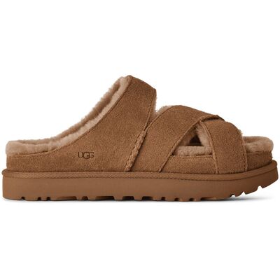 UGG Women's Greenport Cross Strap Slide Dámske - Sandále UGG - Hnedá - 1178470-CHE-7 - Size: 7 7 female UGG Women's Greenport Cross Strap Slide Dámske - Sandále UGG - Hnedá - 1178470-CHE-7 - Size: 7 7 female
