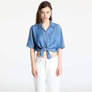 Tommy Hilfiger Košeľa Tommy Jeans Chambray Tie Shortsleeve Shirt Denim XS - female - XS Tommy Hilfiger Košeľa Tommy Jeans Chambray Tie Shortsleeve Shirt Denim XS - female - XS