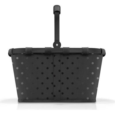 Nákupný košík Reisenthel Carrybag Frame Glossy dots black Nákupný košík Reisenthel Carrybag Frame Glossy dots black
