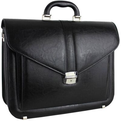 Pánska aktovka REAbags 7173-TR Čierna/nikel Pánska aktovka REAbags 7173-TR Čierna/nikel