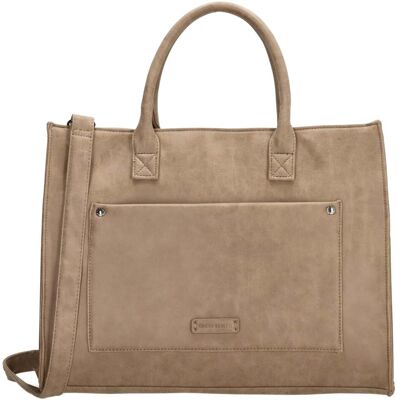 Dámska taška na notebook Enrico Benetti Bobbi 66523 Medium Taupe Dámska taška na notebook Enrico Benetti Bobbi 66523 Medium Taupe