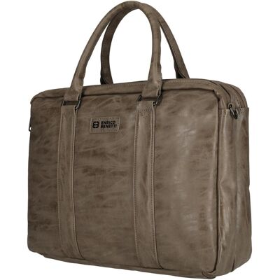 Pánska taška na notebook Enrico Benetti Rotterdam 15" Notebook Bag Medium Taupe Pánska taška na notebook Enrico Benetti Rotterdam 15" Notebook Bag Medium Taupe