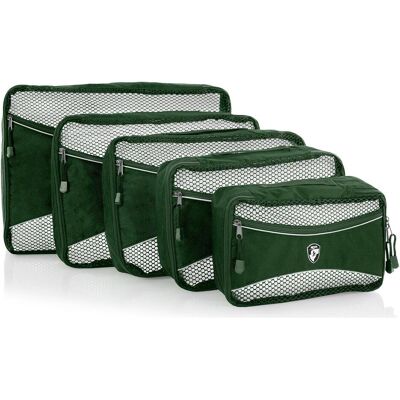 Cestovne organizery Heys Eco Packing Cube 5pc Set II Green Cestovne organizery Heys Eco Packing Cube 5pc Set II Green