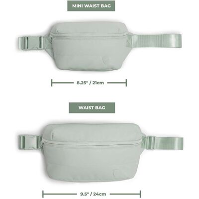 Dámska ľadvinka Heys Puffer Waist Bag Sage Green Dámska ľadvinka Heys Puffer Waist Bag Sage Green