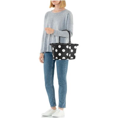 Skladací nákupný košík Reisenthel Carrybag XS Frame Dots White Skladací nákupný košík Reisenthel Carrybag XS Frame Dots White