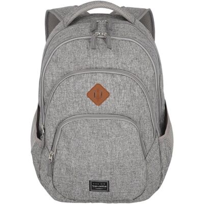 Batoh na notebook Travelite Basics Backpack Melange Light grey Batoh na notebook Travelite Basics Backpack Melange Light grey