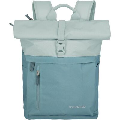 Batoh na notebook Travelite Basics Rollup Backpack Ice Blue Batoh na notebook Travelite Basics Rollup Backpack Ice Blue