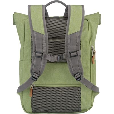 Roll top batoh Travelite Basics Roll-up Backpack Green/Grey Roll top batoh Travelite Basics Roll-up Backpack Green/Grey