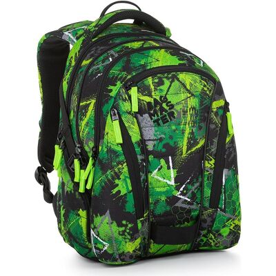 Školský set Bagmaster BAG 23 A Set Green/black/grey Školský set Bagmaster BAG 23 A Set Green/black/grey