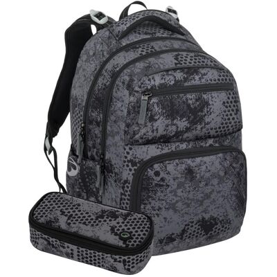 Školský set Bagmaster ZIPSTER 25 B Set Grey Školský set Bagmaster ZIPSTER 25 B Set Grey