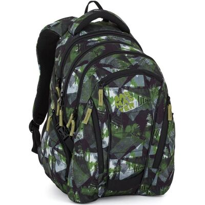 Študentský batoh Bagmaster BAG 26 A Green-grey Študentský batoh Bagmaster BAG 26 A Green-grey