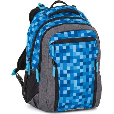 Školský batoh Bagmaster PORTO 26 B Cubes Školský batoh Bagmaster PORTO 26 B Cubes