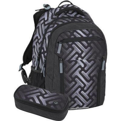 Školský set Bagmaster PORTO 26 A Set Grey Školský set Bagmaster PORTO 26 A Set Grey