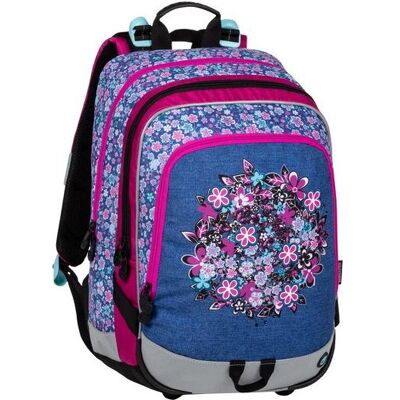 Školský batoh Bagmaster Alfa 20 A Blue/pink/white Školský batoh Bagmaster Alfa 20 A Blue/pink/white