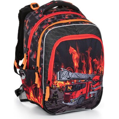 Školský batoh Bagmaster Beta 23 B Black/Red Školský batoh Bagmaster Beta 23 B Black/Red
