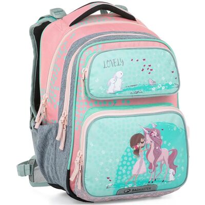 Školský batoh Bagmaster Dopi 23 B Pink Školský batoh Bagmaster Dopi 23 B Pink