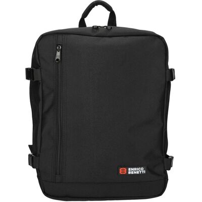Batoh do lietadla 40x30x20 Enrico Benetti Amsterdam 54687 Black Batoh do lietadla 40x30x20 Enrico Benetti Amsterdam 54687 Black