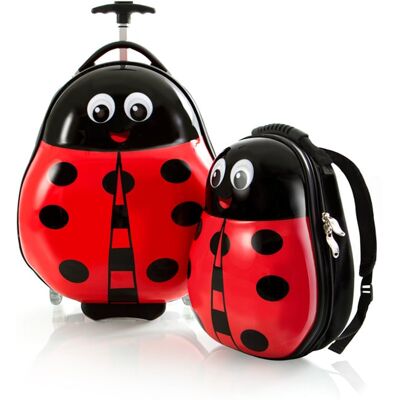 Heys Travel Tots Lightweight Kids Lady Bug – súprava batoha a kufra Heys Travel Tots Lightweight Kids Lady Bug – súprava batoha a kufra