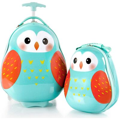 Heys Travel Tots Lightweight Kids Owl – súprava batoha a kufra Heys Travel Tots Lightweight Kids Owl – súprava batoha a kufra