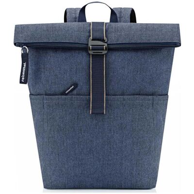 Dámsky rolovací batoh Reisenthel Rolltop Backpack Herringbone Dark Blue Dámsky rolovací batoh Reisenthel Rolltop Backpack Herringbone Dark Blue