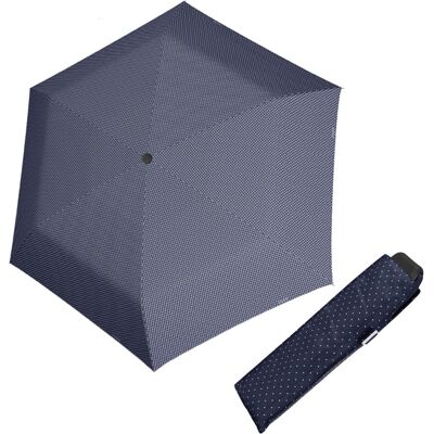 Skladací dáždnik Doppler Carbonsteel Mini Slim Chic Blue Skladací dáždnik Doppler Carbonsteel Mini Slim Chic Blue