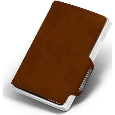 Kožená mini peňaženka Mondraghi Elegance Brown Kožená mini peňaženka Mondraghi Elegance Brown