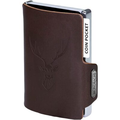 Kožená mini peňaženka Mondraghi Silhouette Classic Deer Brown Kožená mini peňaženka Mondraghi Silhouette Classic Deer Brown