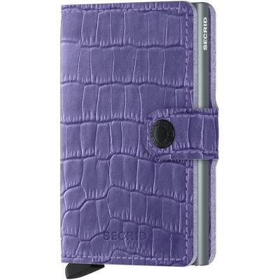 Kožená mini peňaženka Secrid Miniwallet Cleo Lavender Kožená mini peňaženka Secrid Miniwallet Cleo Lavender