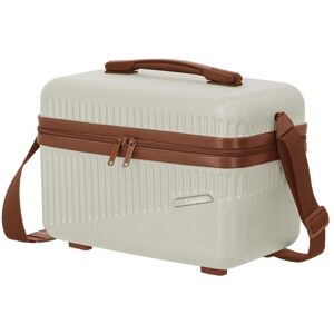 Kozmetický kufrík Travelite Bali Beautycase White/cognac Kozmetický kufrík Travelite Bali Beautycase White/cognac