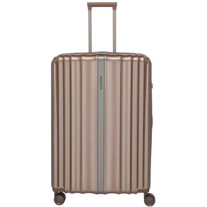 Veľký škrupinový kufor na kolieskach Travelite Paros 4w L Cappuccino Veľký škrupinový kufor na kolieskach Travelite Paros 4w L Cappuccino