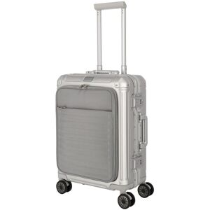 Hliníkový kufor Travelite Next 2.0 S Front pocket Silver Hliníkový kufor Travelite Next 2.0 S Front pocket Silver