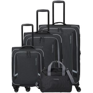 Sada cestovných kufrov Travelite Corsiica S,M,L,BB Black Sada cestovných kufrov Travelite Corsiica S,M,L,BB Black