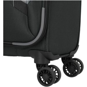 Stredný textilný kufor Travelite Corsiica M Black Stredný textilný kufor Travelite Corsiica M Black